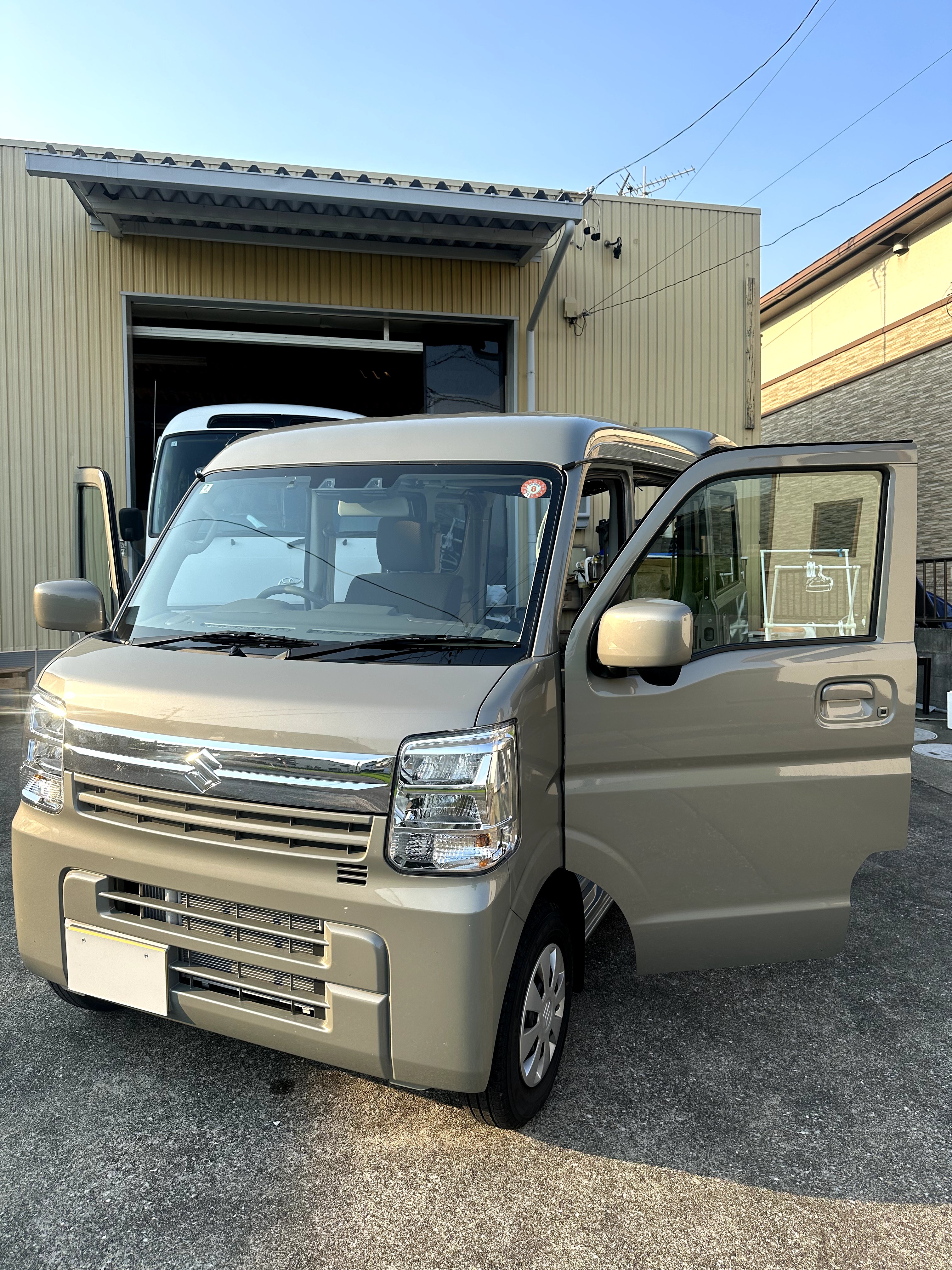 エブリィ N-VAN 12Vエアコン 施工前 2026.04.09 | 86GARAGE