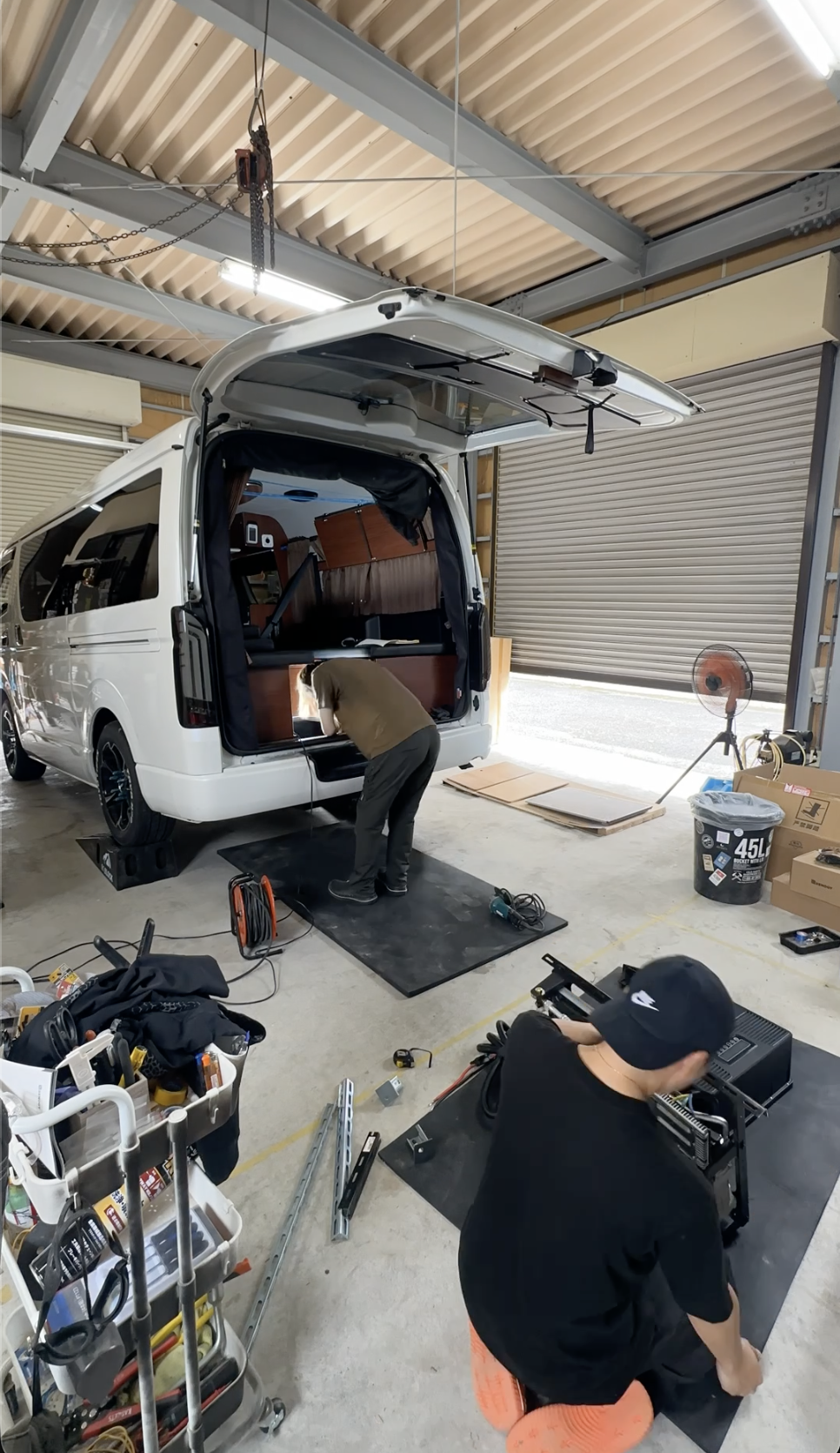 ハイエース 床下収納 12Vエアコン取り付け4 2026.03.27 | 86GARAGE