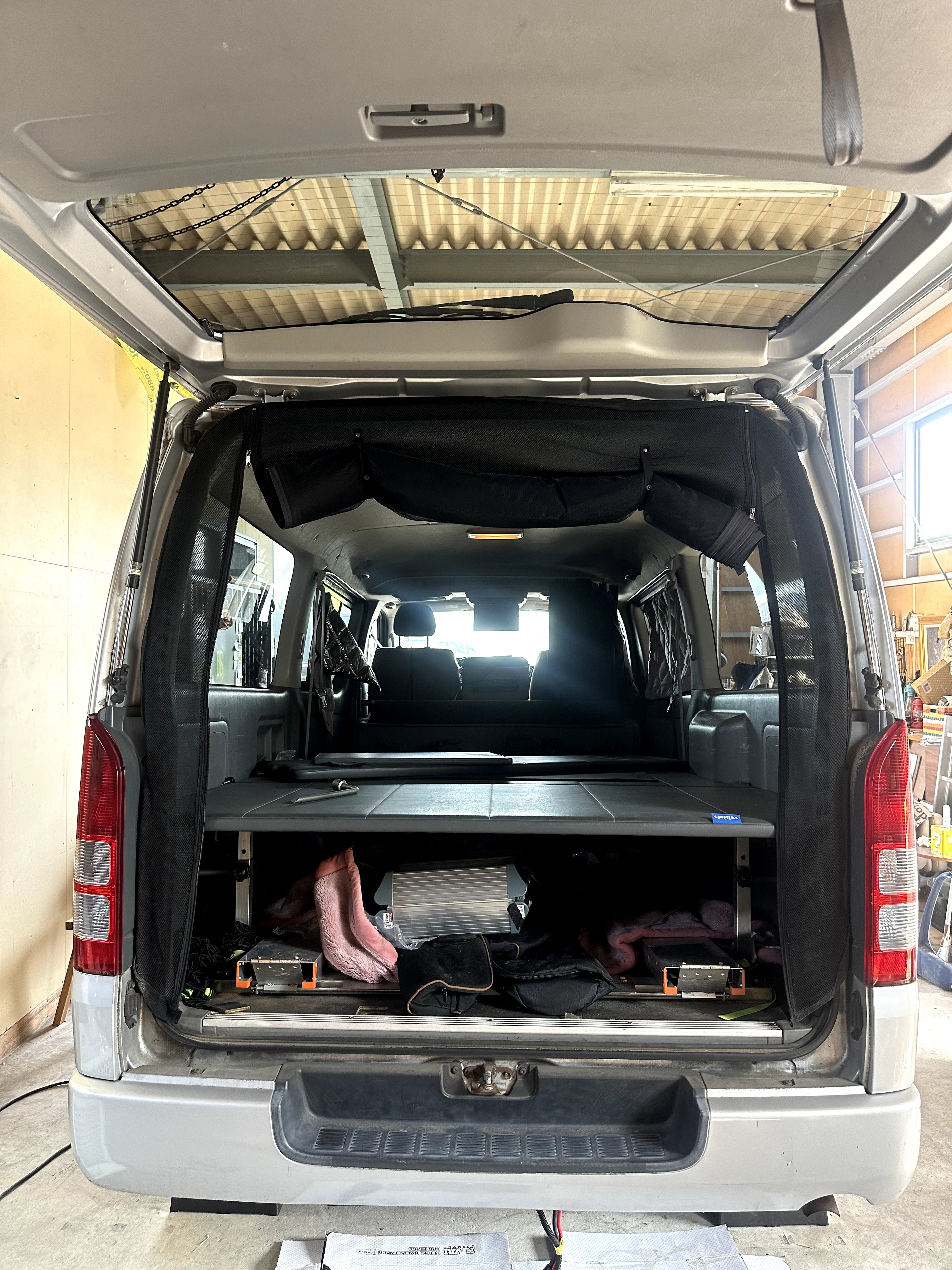ハイエース 12Vエアコン 施工前 2026.04.20 | 86GARAGE